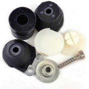 Resim Stihl 026 024 Ms240 Ms260 7 Parçalı Titreşim Sönümleyici Kauçuk Tampon Seti 