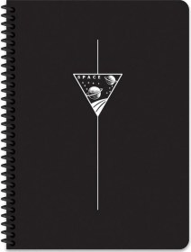 Resim 16.5x22.5 Çizgili Defter Uzay - Space 