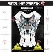 Resim Redline Grafik Kurt Tank Pad 
