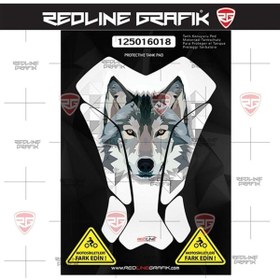 Resim Redline Grafik Kurt Tank Pad 