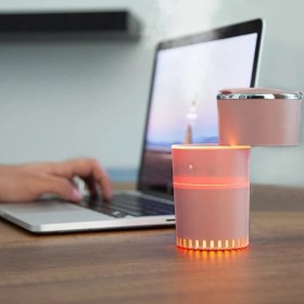 Resim Epilons Lattice Ortam Nemlendirme ve Dezenfektan Buhar Makinesi (Pembe) USB 