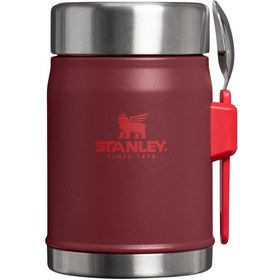 Resim Stanley The Legendary Food Jar + Spork .4l / 14oz Cranberry Yemek Termosu Bordo 
