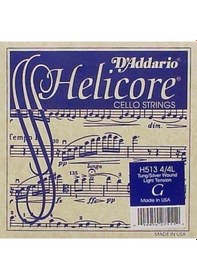 Resim D'addario H513 Helicore Tek Çello Sol G Teli 4/4 Tungsten/g 