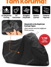 Resim dokaca Siyah Kilit Uyumlu Harley-Davidson Sportster SuperLow XL883L Uyumlu Motosiklet Branda Koruyucu Örtü 