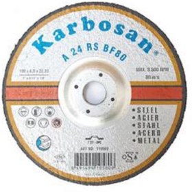 Resim KARBOSAN A24 Rs Bf80 Metal Taşlama 180x8.0x22,23 Mm 