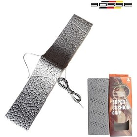 Resim Direksiyon Kılıfı Sarmalı Gri Bambu Desen 38cm - 