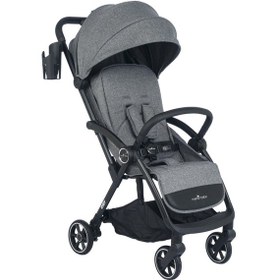 Resim Merkür Bebe Ruby Otomatik Katlanan Kabin Boy Bebek Arabası Gri 