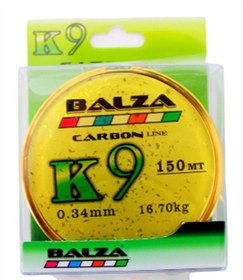 Resim Balza K9 150 M Carbon Misina 0.24 Mm 
