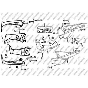 Resim MONDİAL 100 MFH SAĞ DİZLİK DIŞ GRİ 2011 