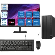 Resim Hp Pro 290 G9 Intel Core I5 14400 16GB Ddr5 1tb Freedos 4GB/RX550 21.5" Monitör Masaüstü Bilgisayar GMON54XLETRXF02 + Zettausbbellek 
