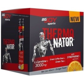Resim Big Joy Thermonator L-Carnitine 3000 Mg 20 Ampül - Ücretsiz Kargo-Portakal 