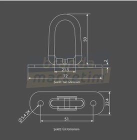 Resim Dorse Köprüsü Oynar Başlı Uzun-10 Adet 