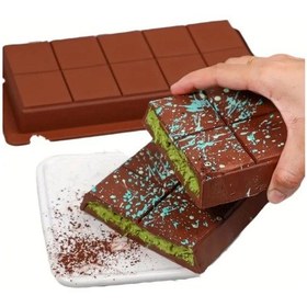Resim Büyük Boy Dubai Çikolatası Yapma Kalıbı Silokon Kek Kalıbı Bpa Free Silikon Kahverengi Diğer 