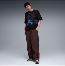 Resim Puma Graphic Erkek Siyah T-shirt 634443 