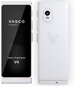 Resim Vasco V4 Dil Tercüman Cihazı - 108 Dil - Wi-Fi Olmadan Ücretsiz - İnci Beyazı 
