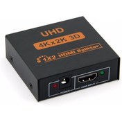 Resim Temiz Pazar 2 Port Uhd 4k Hdmi Switch Ekran Monitör Splitter Çoklayıcı Çoğaltıcı 