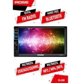 Resim Rose DC-6300 Mp3 mpeg4 player Oto Teyp 