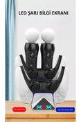 Resim Beboncool 4in1 Ps5 Dualsense Ps Move LED Ekranlı Şarj Cihazı 