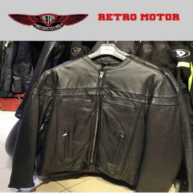 Resim Hudson Deri Motosiklet Mont Full Korumalı 