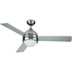 Resim Vanti Üç Kanat Dekoratif Lambalı Tavan Vantilatörü 60W Krom 