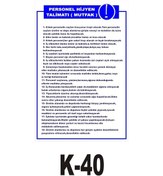 Resim Pvc Dekota Uyarı - Ikaz Levhası Personel Hijyen Talimatı 