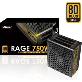Resim PowerBoost BST-ATX750G "RAGE" 750w 80+ GOLD Full Modüler 12cm Fanlı ATX Power Supply 