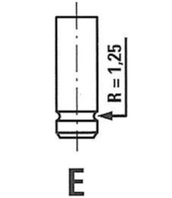 Resim GÜNEŞ 6434-6435 Subap Takımı Primera P12 03-10 1.6 Qg16De 16V 