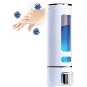 Resim Mainshop 1 Adet 400ml El Dezenfektanı Sabunluk Manuel Şampuan Sıvı Tutucu Banyo, Mutfak M-52 Beyaz 