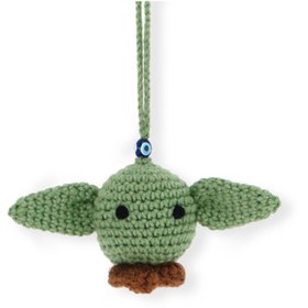 Resim bannt El Örgüsü Yoda Araba Süsü 