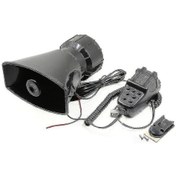 Resim Singree 12v 110db 5 Sesli Araç Megafonu - Acil Durum Siren Ve Hoparlör Seti 
