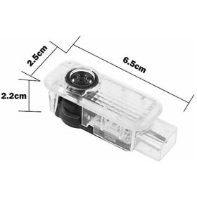 Resim Autogp Audi A6 Kapı Altı Işık Lazer Led Logo Hoşgeldin 2011 / 2017 1 Çift/kutu 