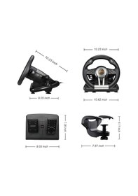 Resim Pxn V3 Pro Ps5 Uyumlu Titreşimli Direksiyon Seti – 180° Dönüş, Pedallı, USB Bağlantılı Yarış Simülasyon Seti (Pc/ps4/ps3/ps5/xbox) 