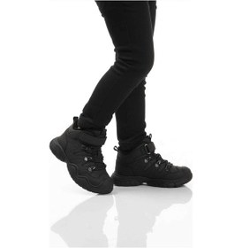 Resim Pepino Siyah Kürklü Erkek Çocuk Düz Bot Çok Renkli 