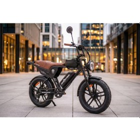 Resim Ape Ryder Genon Ultra 750w Elektrikli Bisiklet Ayna Çanta Ve El Gazıi Siyah 
