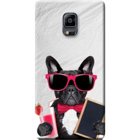 Resim Ceppare Samsung Galaxy Note Edge Kılıf SM-N915F Desen Baskılı Silikon Kapak Artist Köpek STK:461 