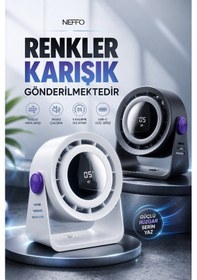 Resim Usb Şarjlı Fan Ayarlanabilir Hızlı Taşınabilir Mini Vantilatör, Sessiz Güçlü Soğutucu Fan 