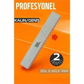 Resim Sepetopia Geniş Kalın Tırnak Törpüsü 100/180 Grid Profesyonel 721173 