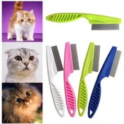 Resim Kedi Köpek Saplı Tüy Bit Pire Toplayıcı Toplama Temizleme Tarağı Tarak Bit Pire Temizleme 