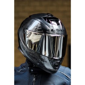 Resim LS2 Storm 2 Jeans Kask Tek Renk Yüksek Performanslı KPA Malzeme ile Hipoalerjenik Konforlu İç Pedler 