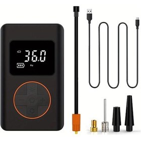 Resim Pars Pr-1080 Taşınabilir Şarjlı Dijital Lastik Şişirme Pompası 150psi 12v 2.0ah 1 Adet 