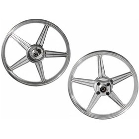 Resim Cg Ön-arka Jant Set Çelik Ön-küçük Arka-yüksek 