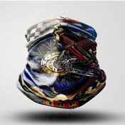 Resim Bandana Buff Retro Kartlıklı - Universal 