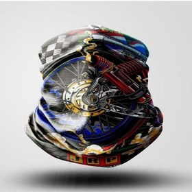 Resim Bandana Buff Retro Kartlıklı - Universal 