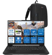 Resim Asus Tuf Gaming A15 FA506NFR Amd Ryzen 7 7435HS 32 GB Ddr5 2tb SSD RTX2050 4 GB 15.6" Fhd IPS 144HZ Windows 11 Home Taşınabilir Bilgisayar HN012H11 + Zetta Çanta 