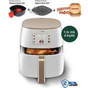 Resim Philips 7.3 L Ultra Geniş Kapasite Xxl Premium Airfryer & Fritöz – 2250 W Yüksek Güç – Profesyonel Fırın Performansı 