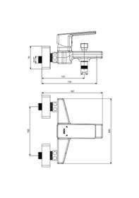 Resim Eca Royal Banyo Bataryası Mat Siyah 102102666C1 Siyah 