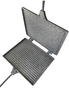 Resim Mobilreyon - Maxi (En Büyük Boy) Iç Dış Granit Ocak Üstü El Tost Makinesi - Kamp Tost Izgara 