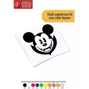 Resim Vampir Mickey - Araç, Oto, Laptop, Duvar Uyumlu Sticker 10 10 Cm 