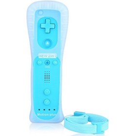 Resim Nintendo Wii / Wiiu Host İçin Dahili Hızlandırıcılı 2'si 1 Arada Sağ Kolu Mavi 
