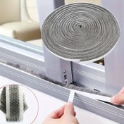 Resim 1roll Kapı ve Pencere için Hava Şeridi, Gri Conta Şeridi, Kendinden yapışkanlı ve Güçlü Yapışkan, Ses Yalıtımı, Rüzgar Geçirmez, Toz Geçirmez Kapı Süpürgeleri 